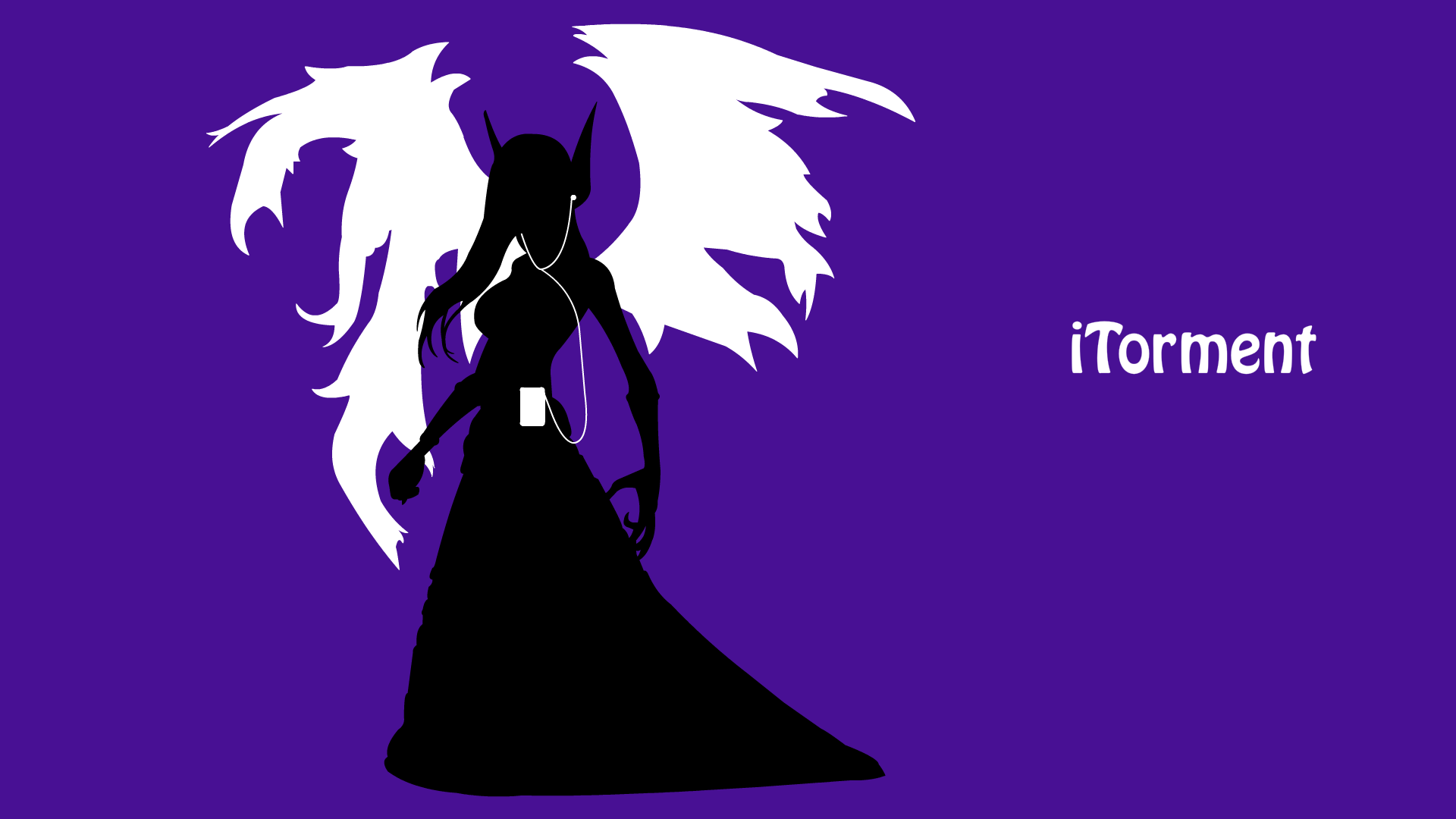 Anime 1920x1080 video games Morgana (League of Legends) silhouette purple background