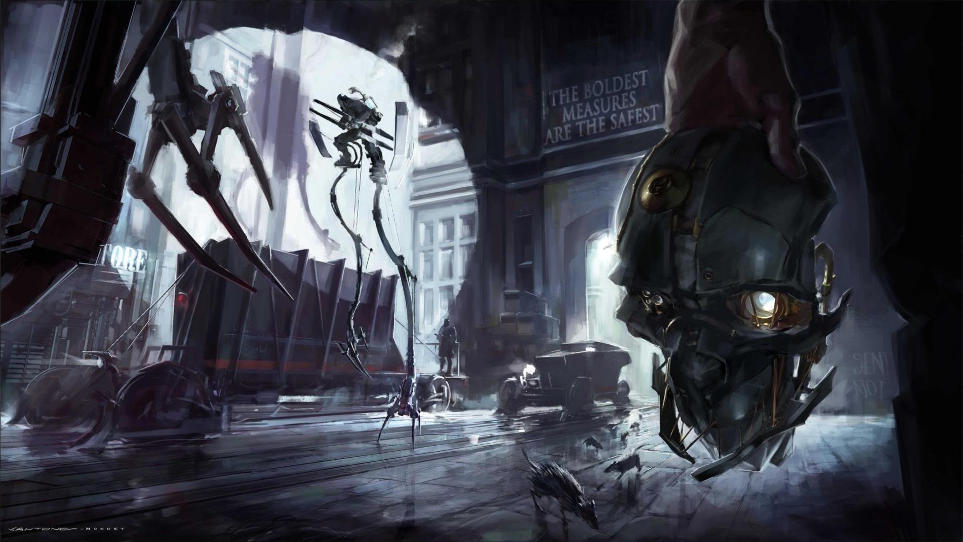 General 1920x1080 Dishonored video games artwork PC gaming video game art mask