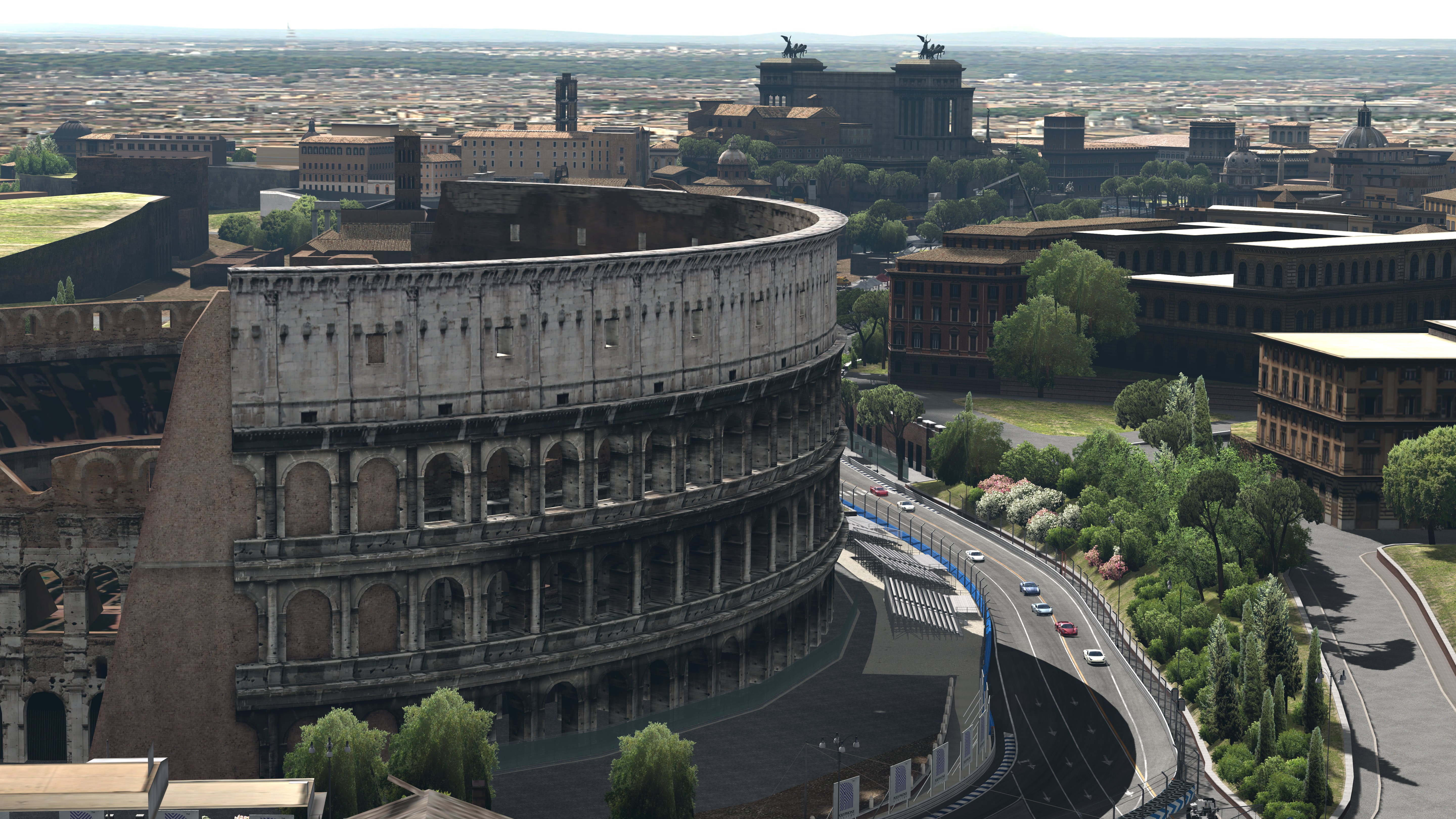 General 5760x3240 Rome Italy cityscape digital art Colliseum ancient ruins