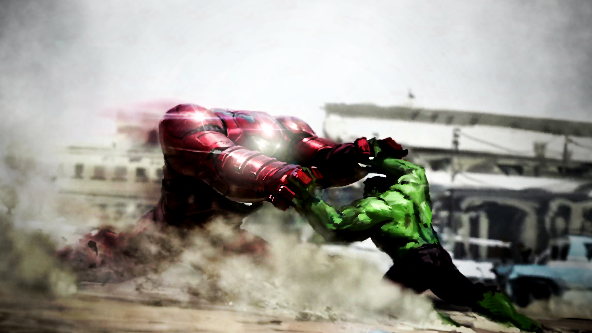 General 1920x1080 The Avengers Avengers: Age of Ultron Iron Man Hulk movies DeviantArt Marvel Cinematic Universe