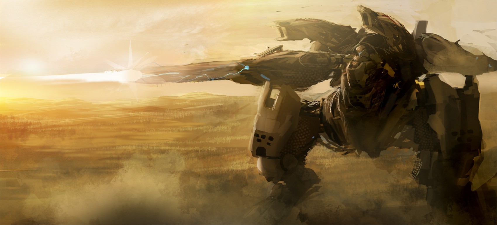 General 1700x771 artwork mechs robot soldier war futuristic weapon science fiction