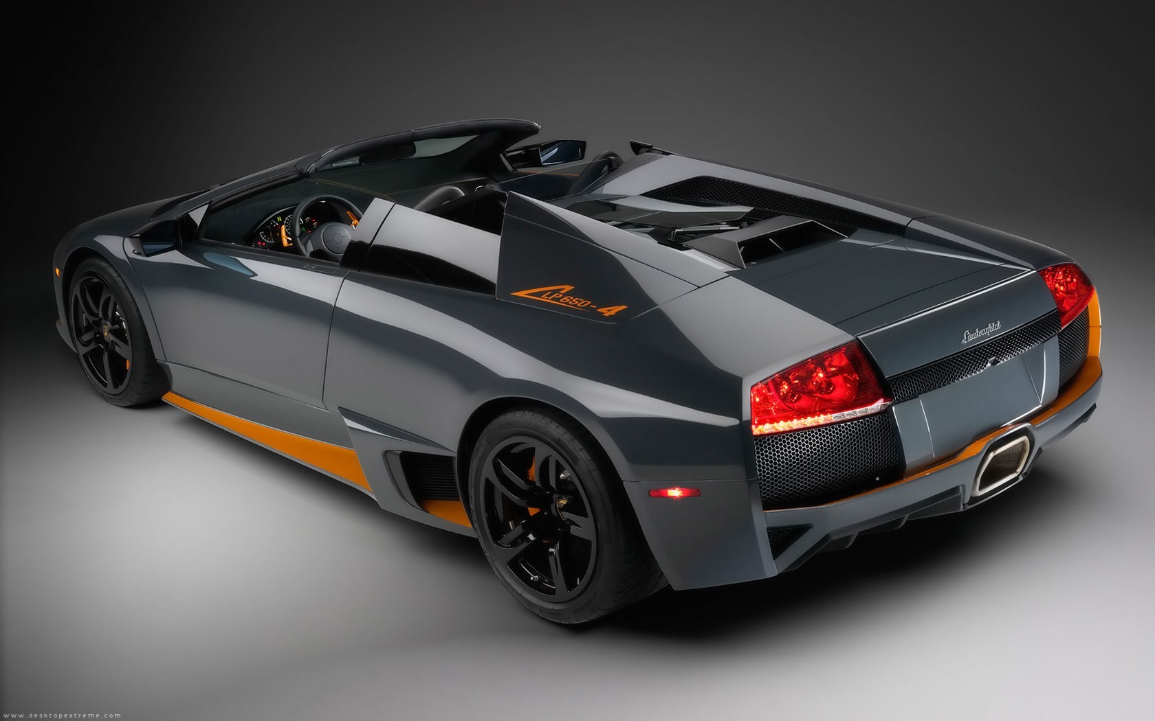 General 1680x1050 Lamborghini car black cars gray background vehicle Lamborghini Murcielago italian cars Volkswagen Group