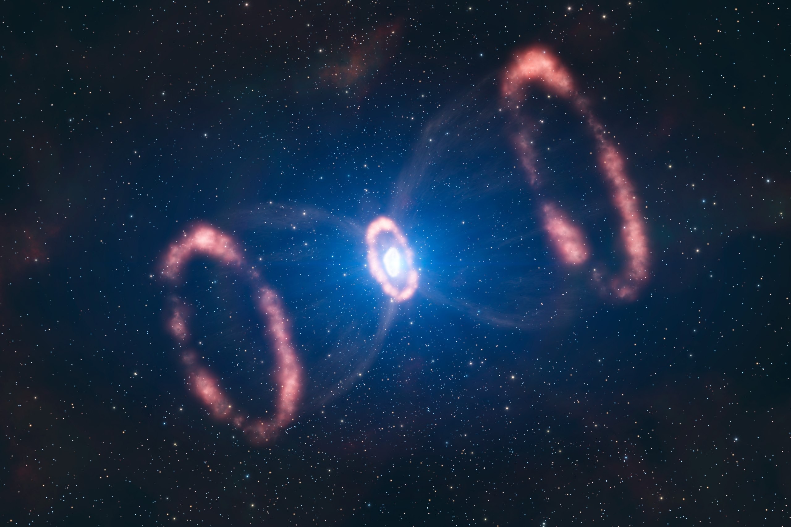 General 2560x1706 space art digital art space supernova White Dwarf stars