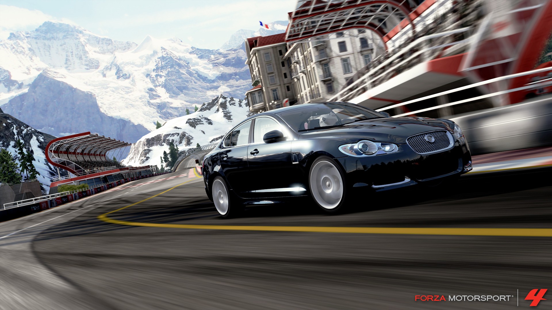 General 1920x1080 Forza Motorsport 4 car video games black cars racing vehicle Turn 10 Studios