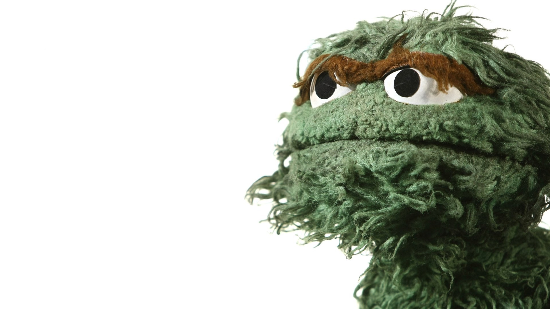General 1920x1080 Oscar The Grouch white background simple background