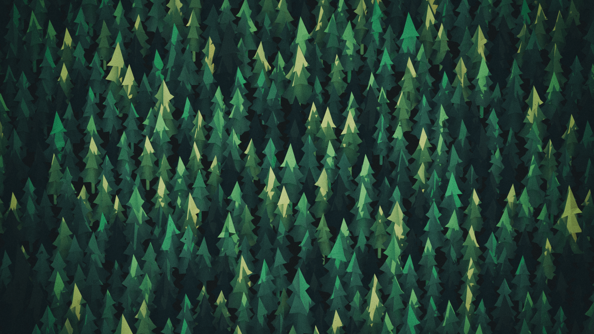 General 1920x1080 trees digital art forest green nature summer pine trees
