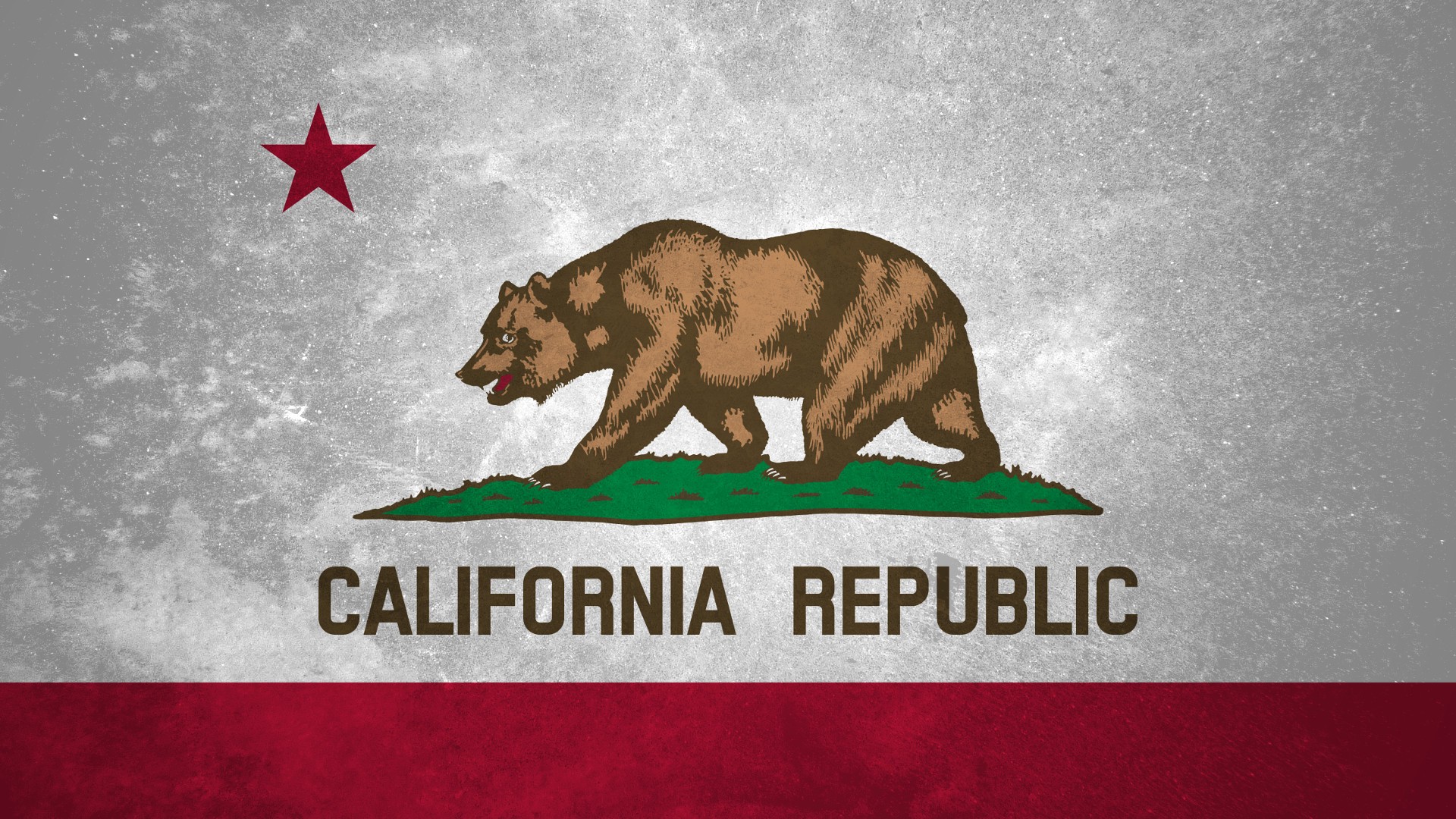 General 1920x1080 flag California bears red