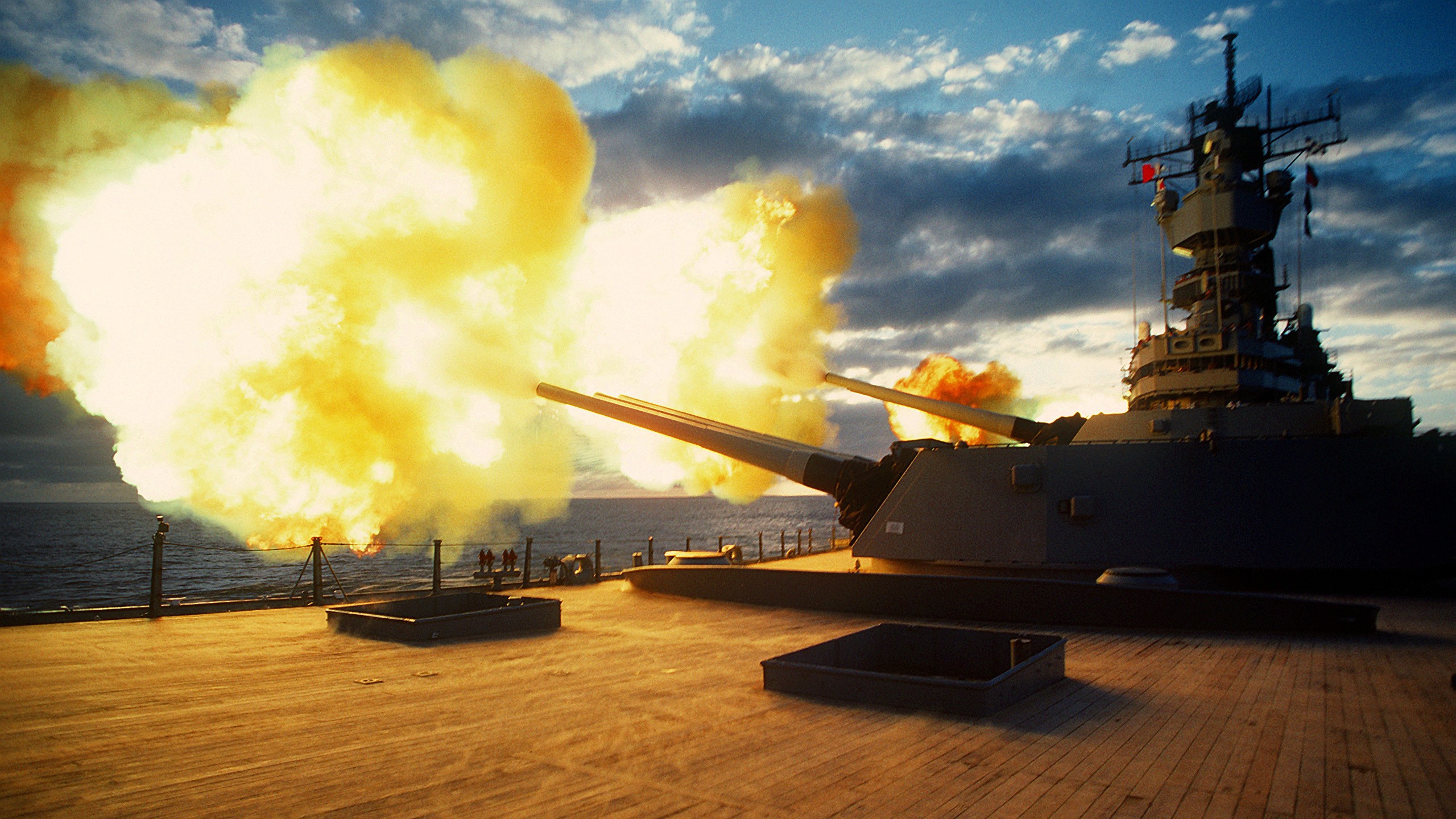 General 2560x1440 military Battleships navy United States Navy warship gun ship vehicle military vehicle