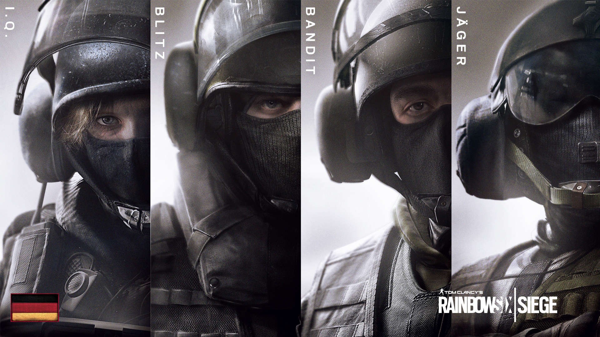 General 1920x1080 Rainbow Six: Siege Tom Clancy's Ubisoft video games Rainbow Six German Army PC gaming special forces collage GSG 9 video game art