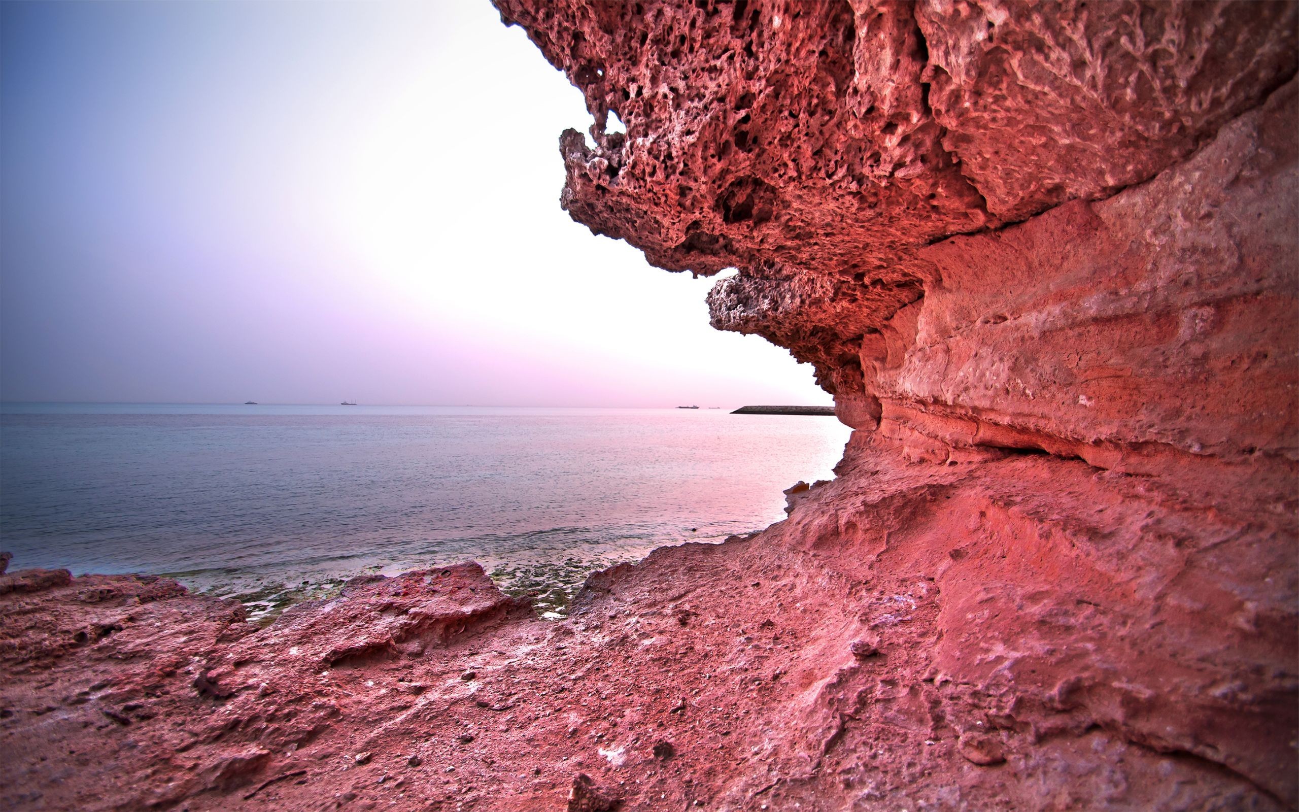 General 2560x1600 photography nature sea water coast rock formation