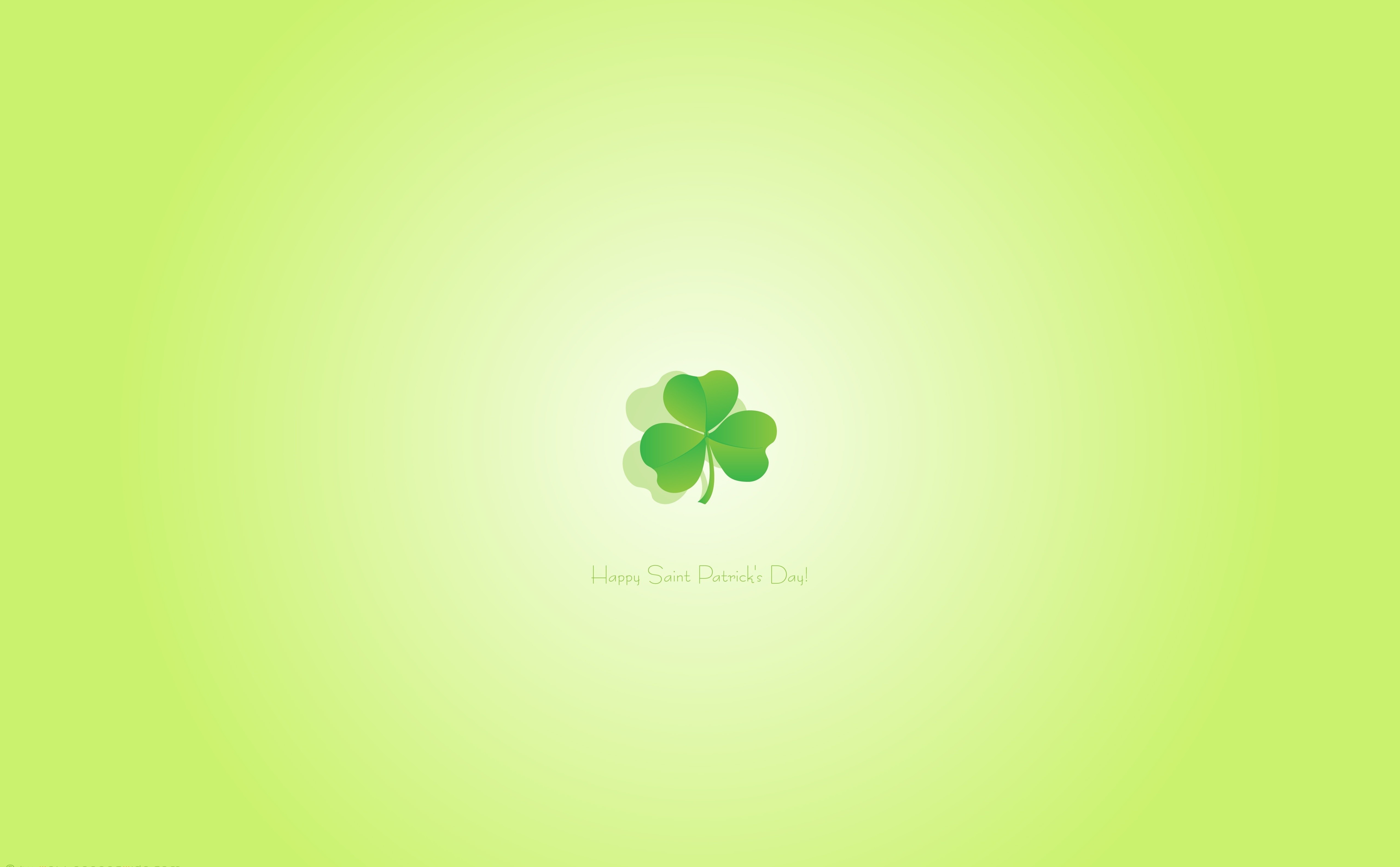 General 5118x3169 green minimalism clovers leaves green background gradient simple background plants