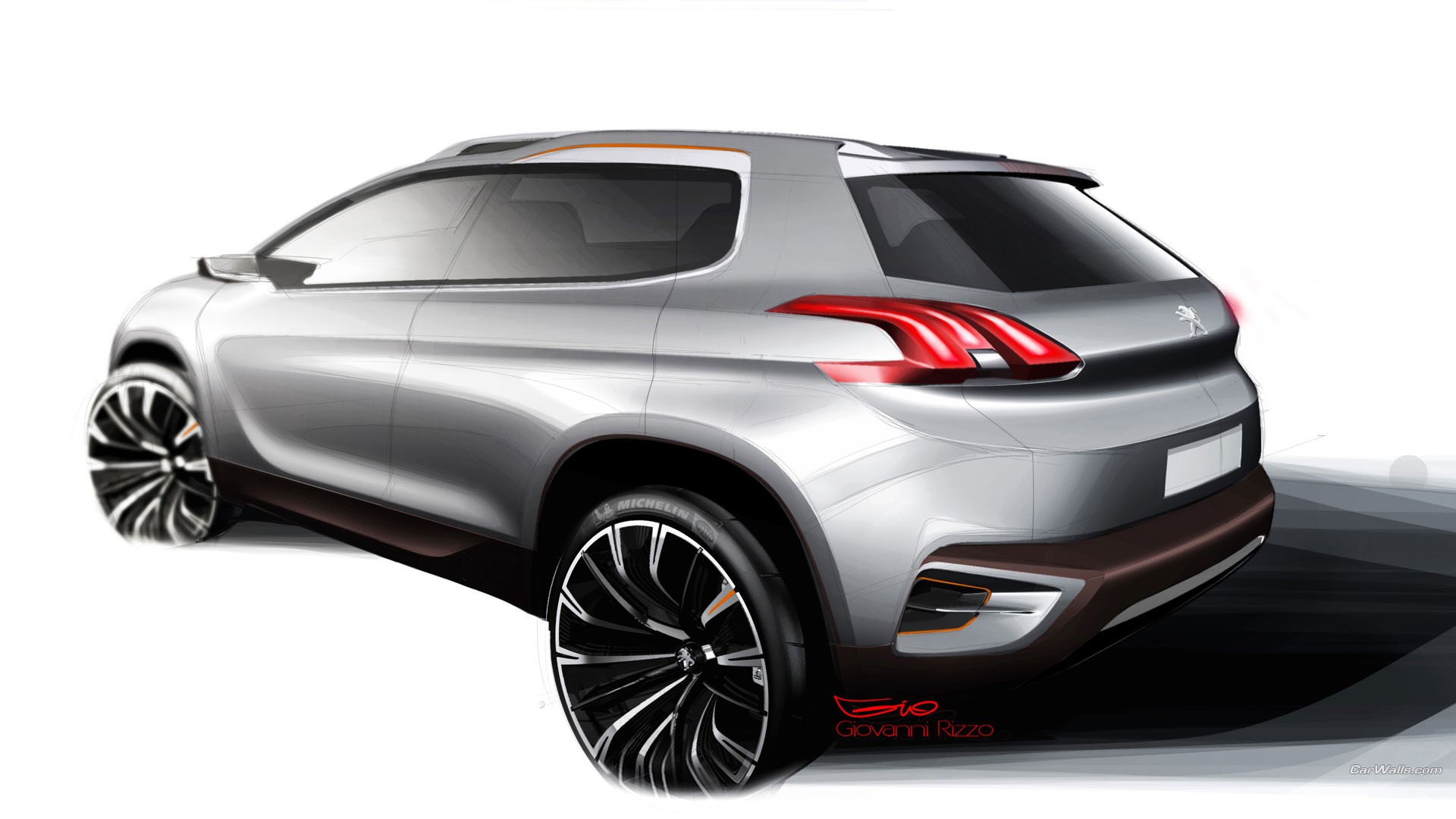 General 1920x1080 Peugeot Urban Crossover concept cars car silver cars vehicle Peugeot French Cars Stellantis SUV
