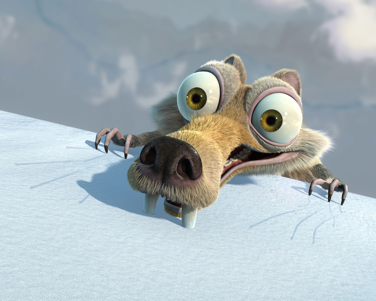 General 1280x1024 Ice Age squirrel Ice Age: The Meltdown Scrat movies animated movies