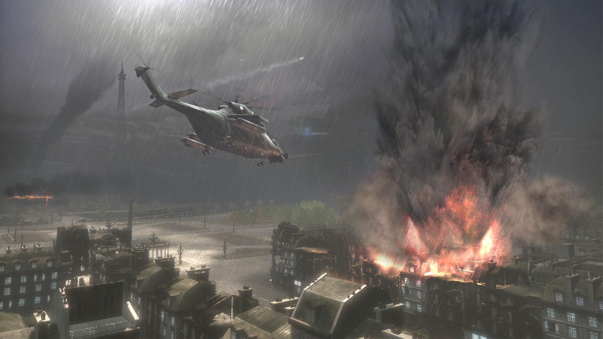 General 1920x1080 digital art helicopters Tom Clancy's EndWar Online PC gaming screen shot vehicle