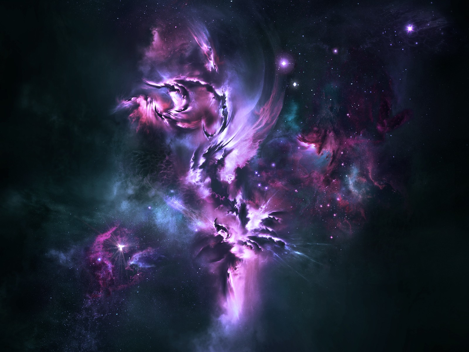 General 1600x1200 space abstract space art digital art