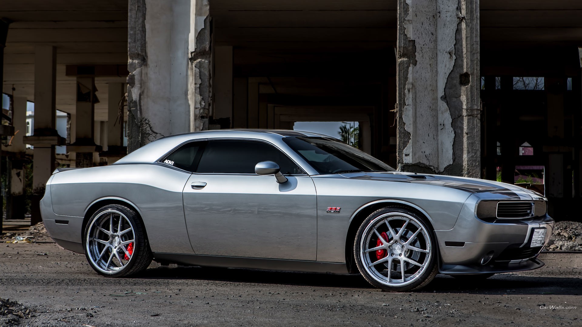 General 1920x1080 Dodge Challenger silver cars car vehicle Dodge muscle cars American cars Stellantis