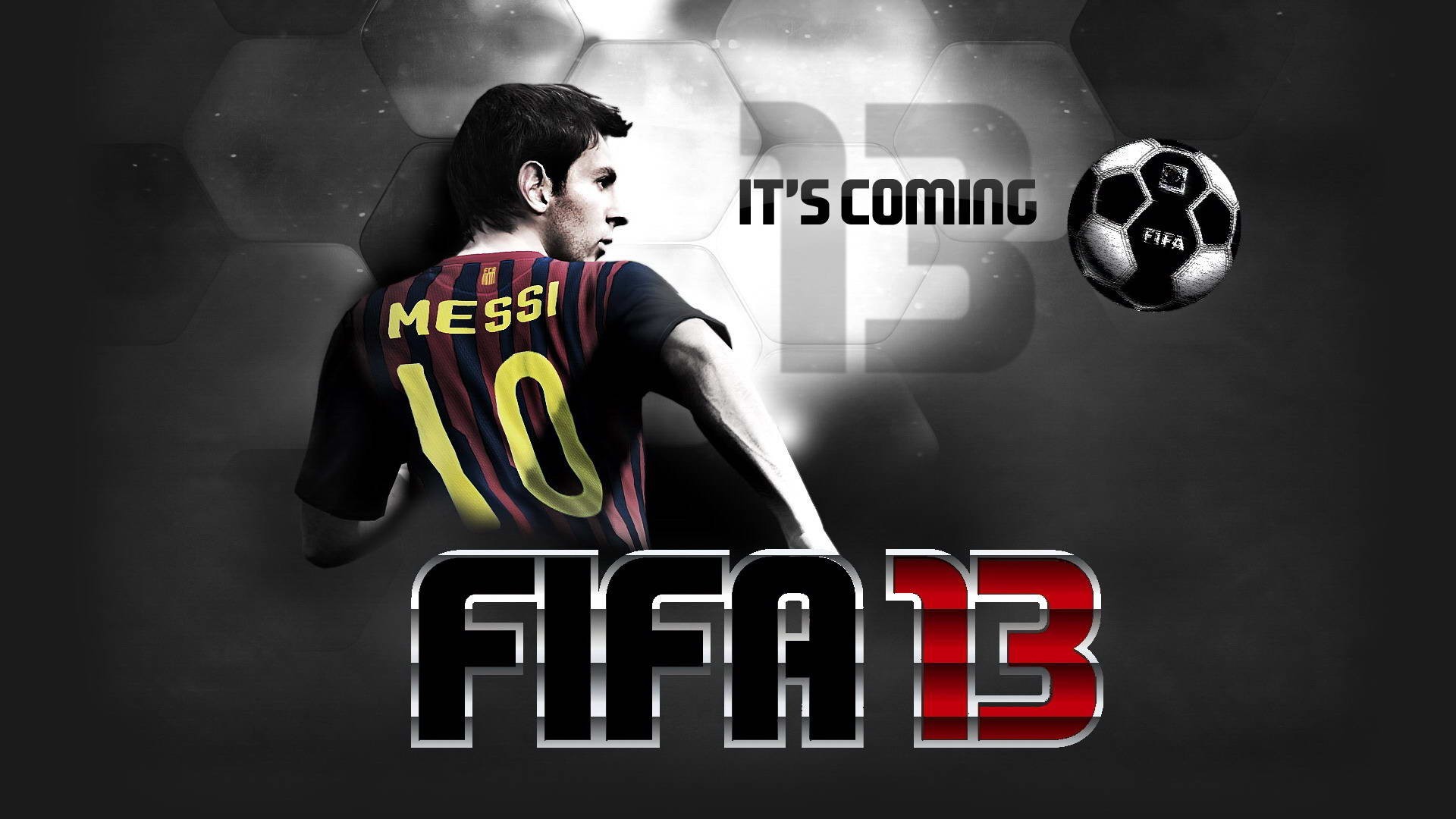 General 1920x1080 Lionel Messi FC Barcelona men soccer Fifa 13 video games sport