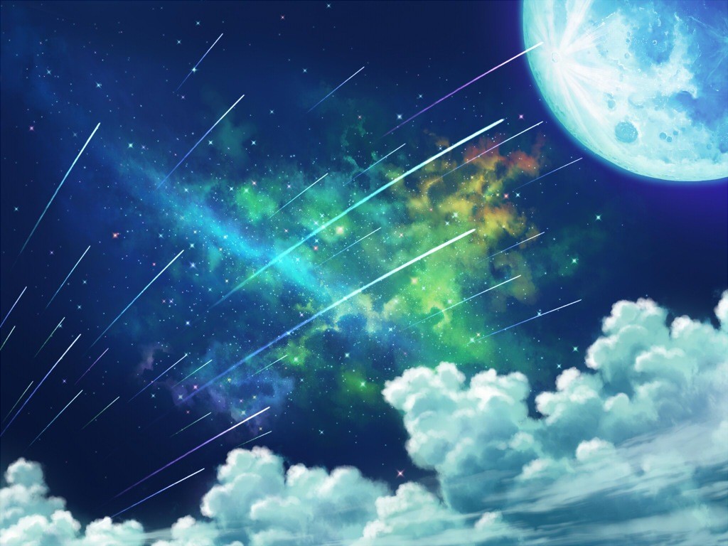 General 1024x768 space art space planet anime