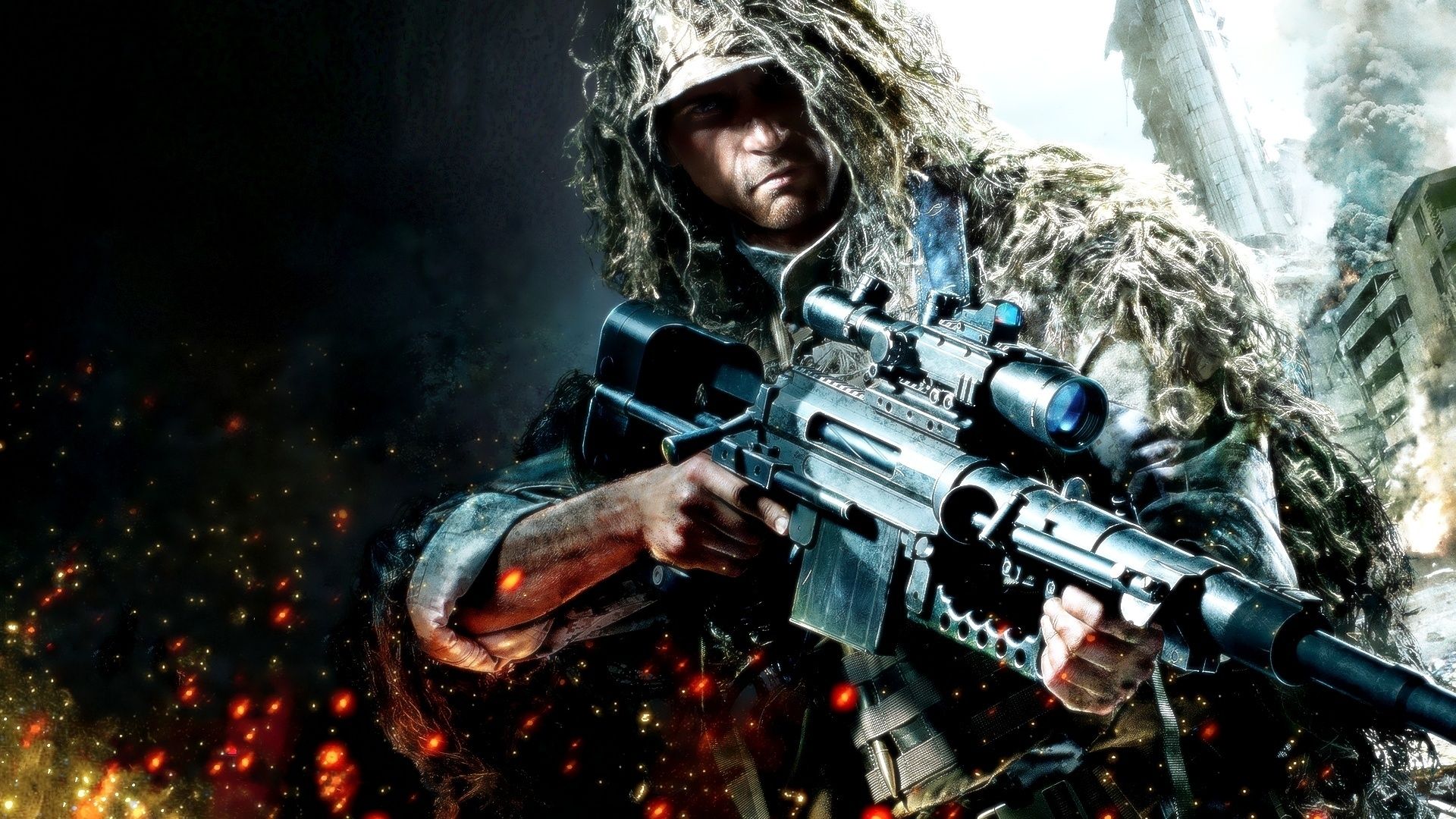 General 1920x1080 men soldier sniper rifle CheyTac M200 weapon gun Battlefield 4 video games PC gaming video game men video game art