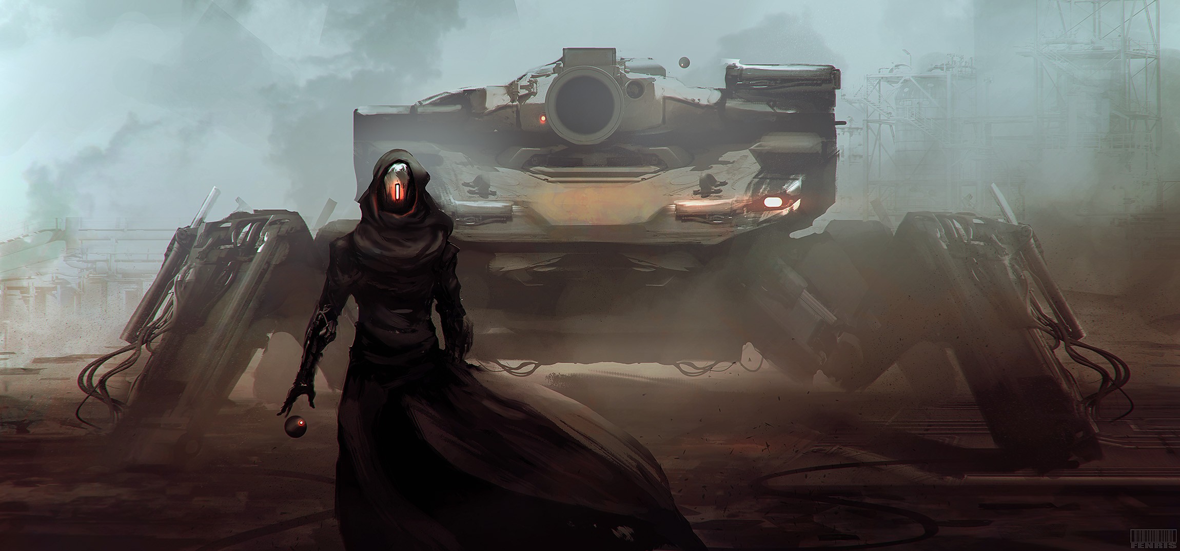 General 2300x1074 science fiction artwork frontal view futuristic vehicle