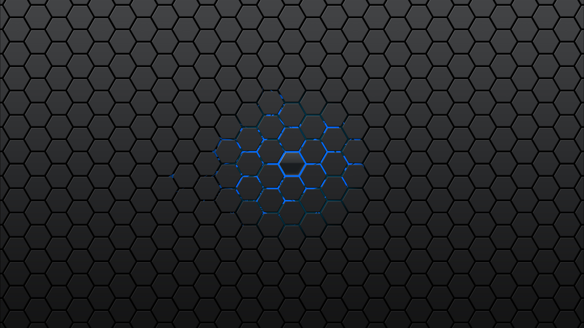 General 1920x1080 honeycombs abstract minimalism simple background hexagon artwork blue texture digital art
