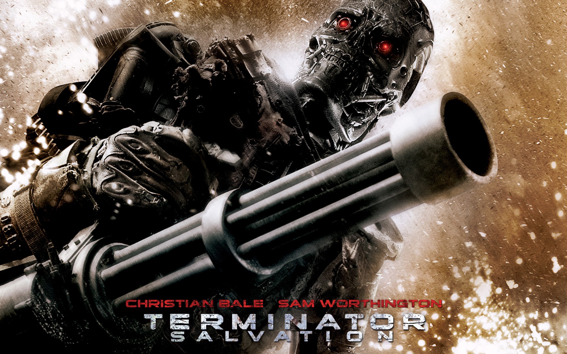 General 1920x1200 movies Terminator Terminator Salvation science fiction machine weapon