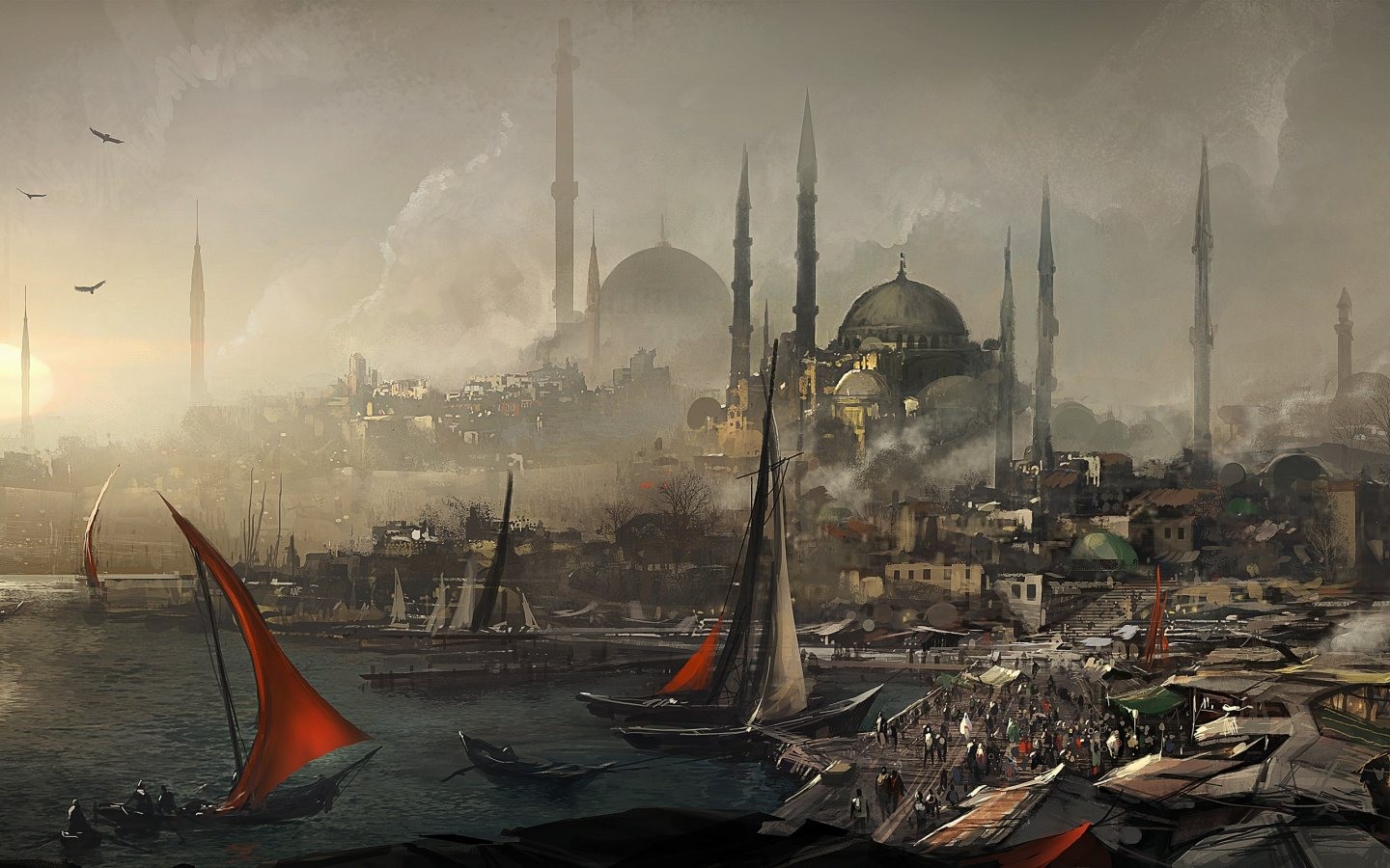 General 1440x900 Istanbul artwork cityscape history Assassin's Creed video games PC gaming video game art