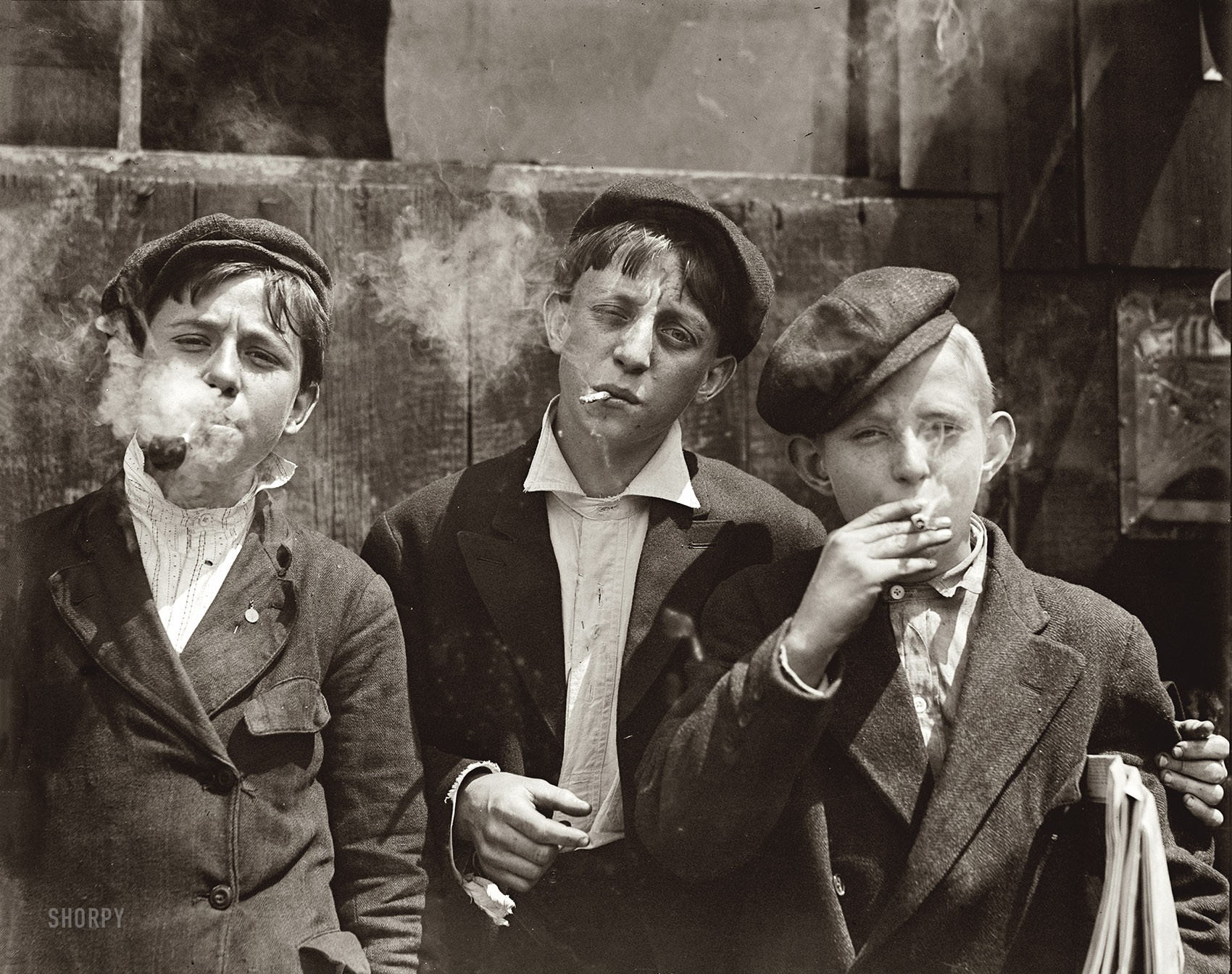 People 1700x1344 vintage monochrome sepia smoking history children looking at viewer