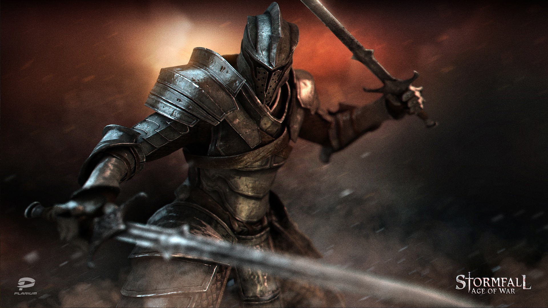 General 1920x1080 video games video game art fantasy art Stormfall PC gaming armor sword