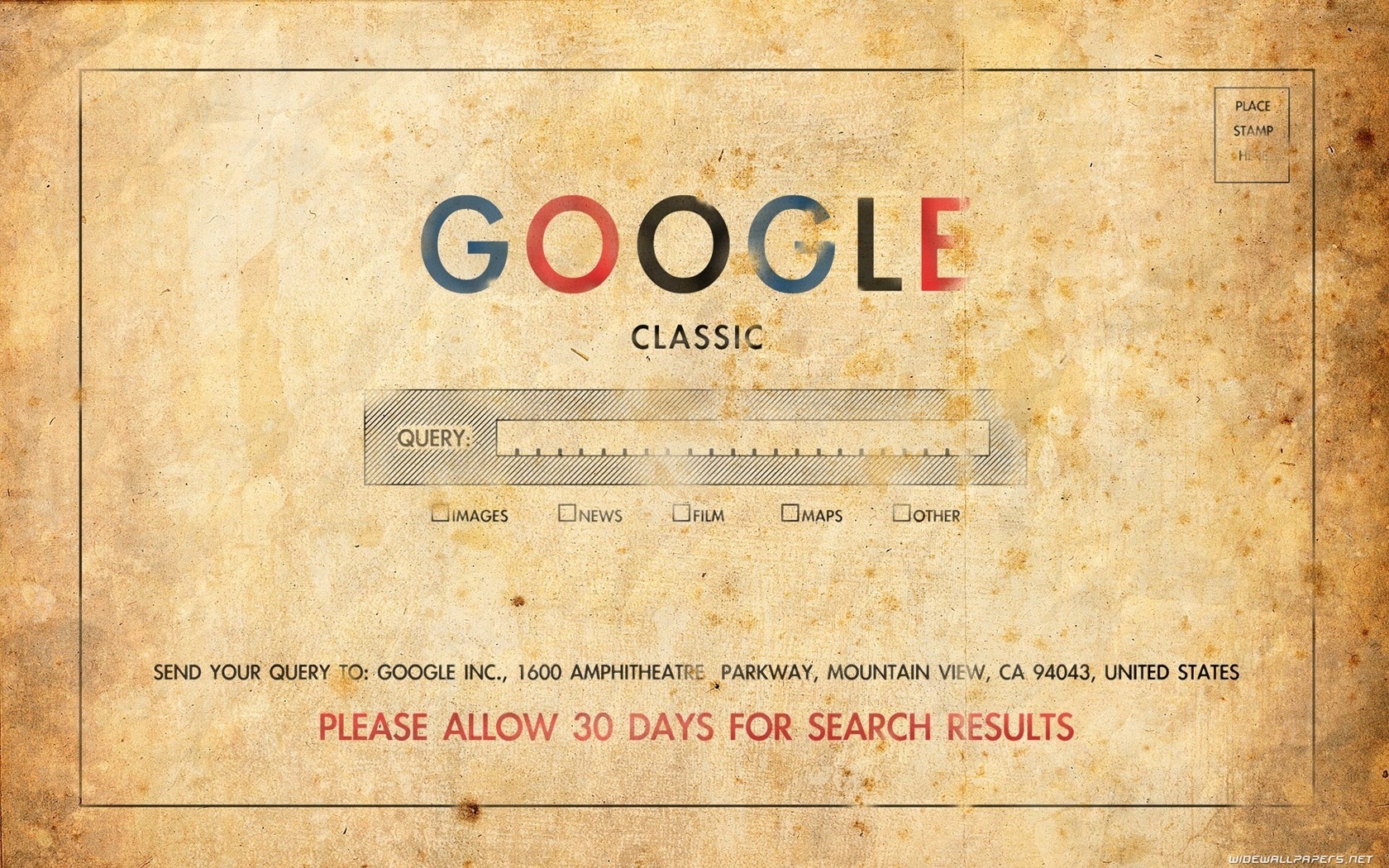 General 1680x1050 Google web design vintage digital art humor numbers