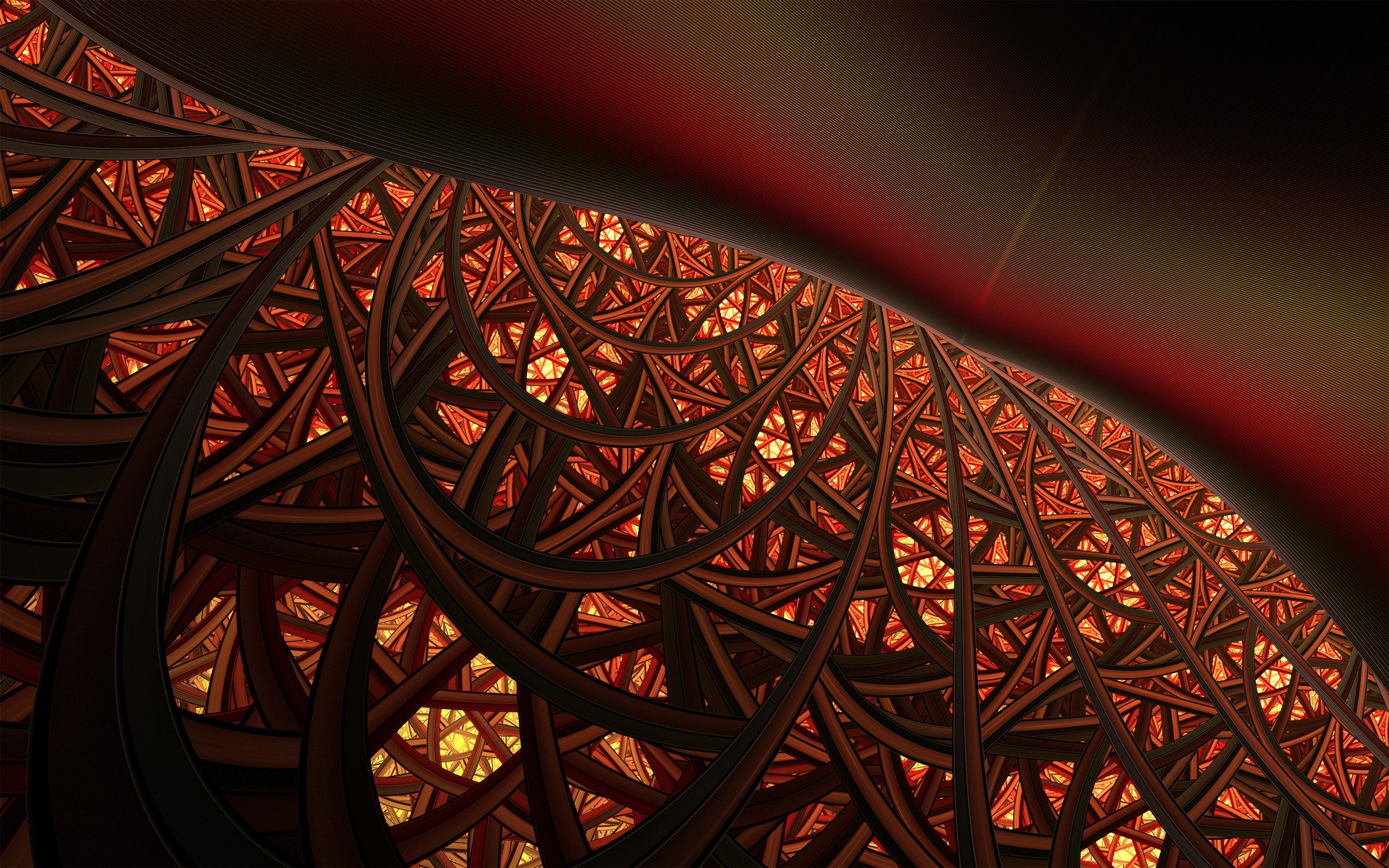 General 2560x1600 abstract digital art red