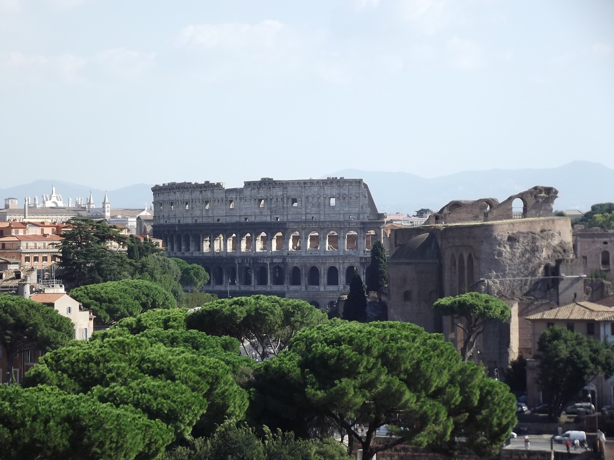 General 2048x1536 Rome Italy Colosseum city trees ruins