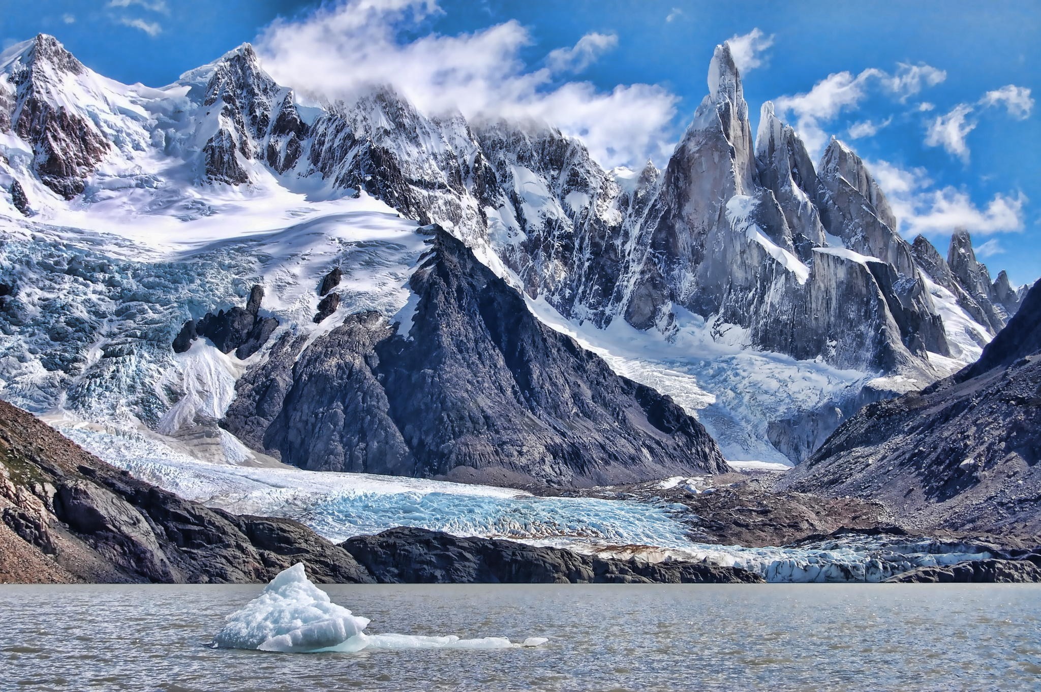 General 2048x1362 glacier Cerro Torre snow mountains ice Patagonia South America cold outdoors snowy peak snowy mountain nature landscape