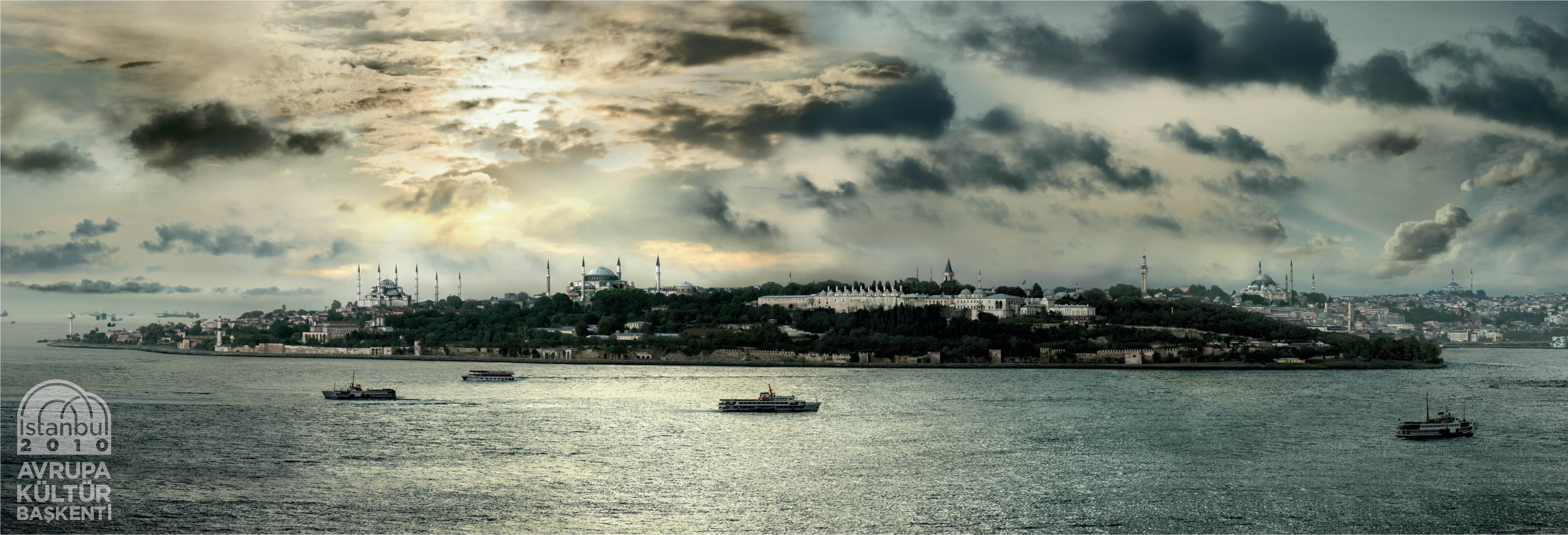 General 5019x1713 sea cityscape sky Istanbul