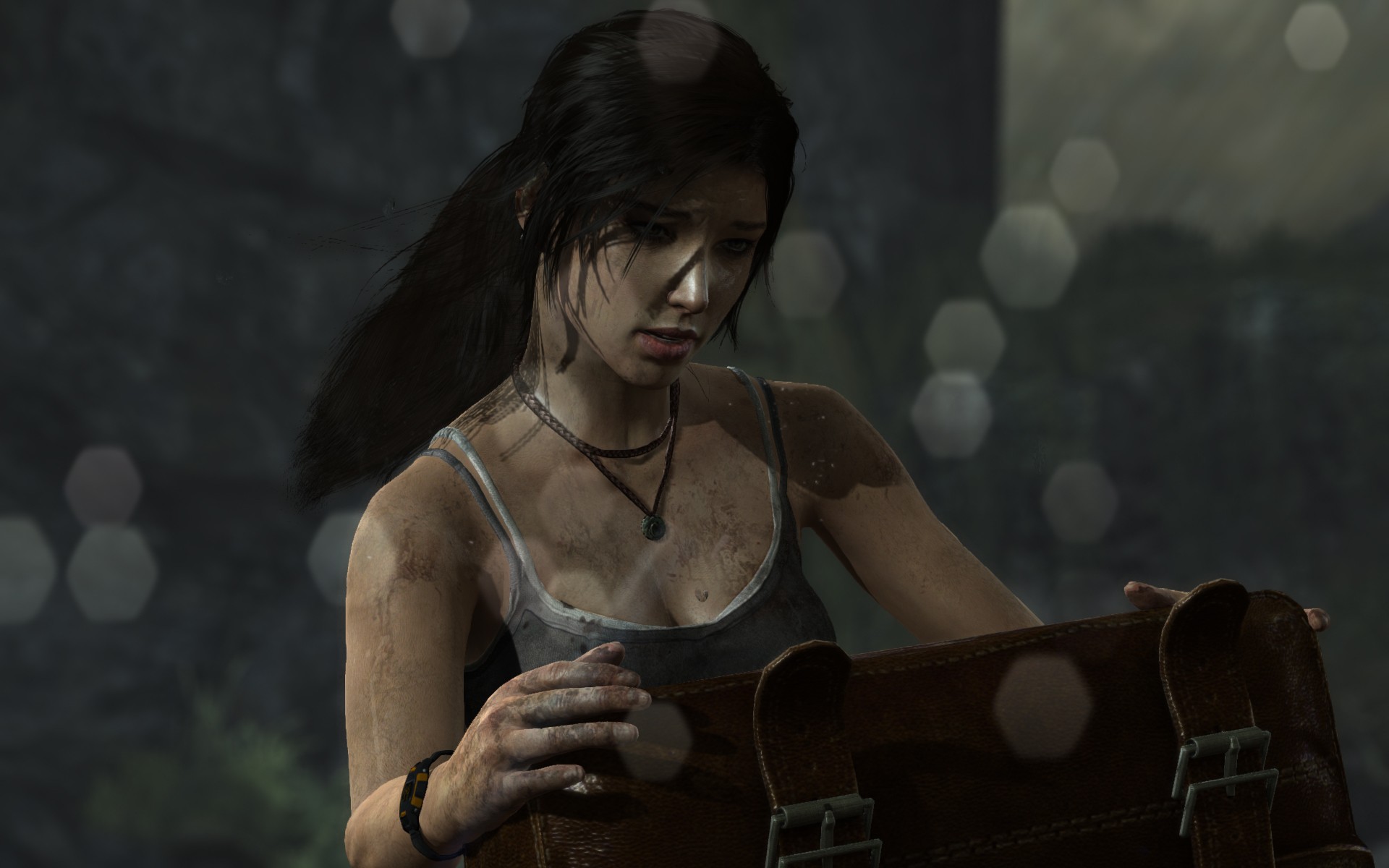 General 1920x1200 Tomb Raider (2013) Tomb Raider video games screen shot necklace PC gaming video game girls Lara Croft (Tomb Raider)