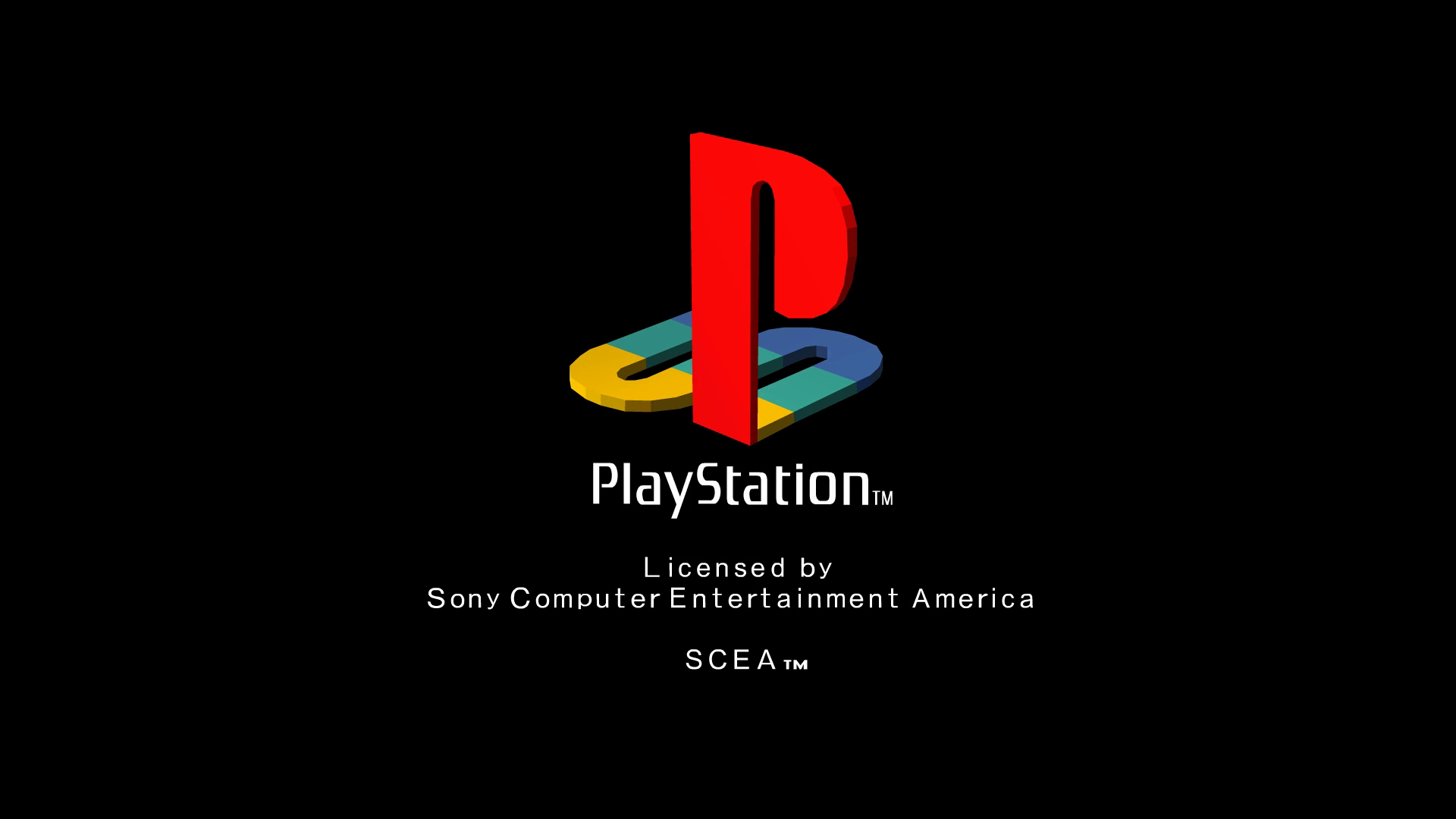 General 1920x1080 black logo video games 1990s PlayStation black background simple background