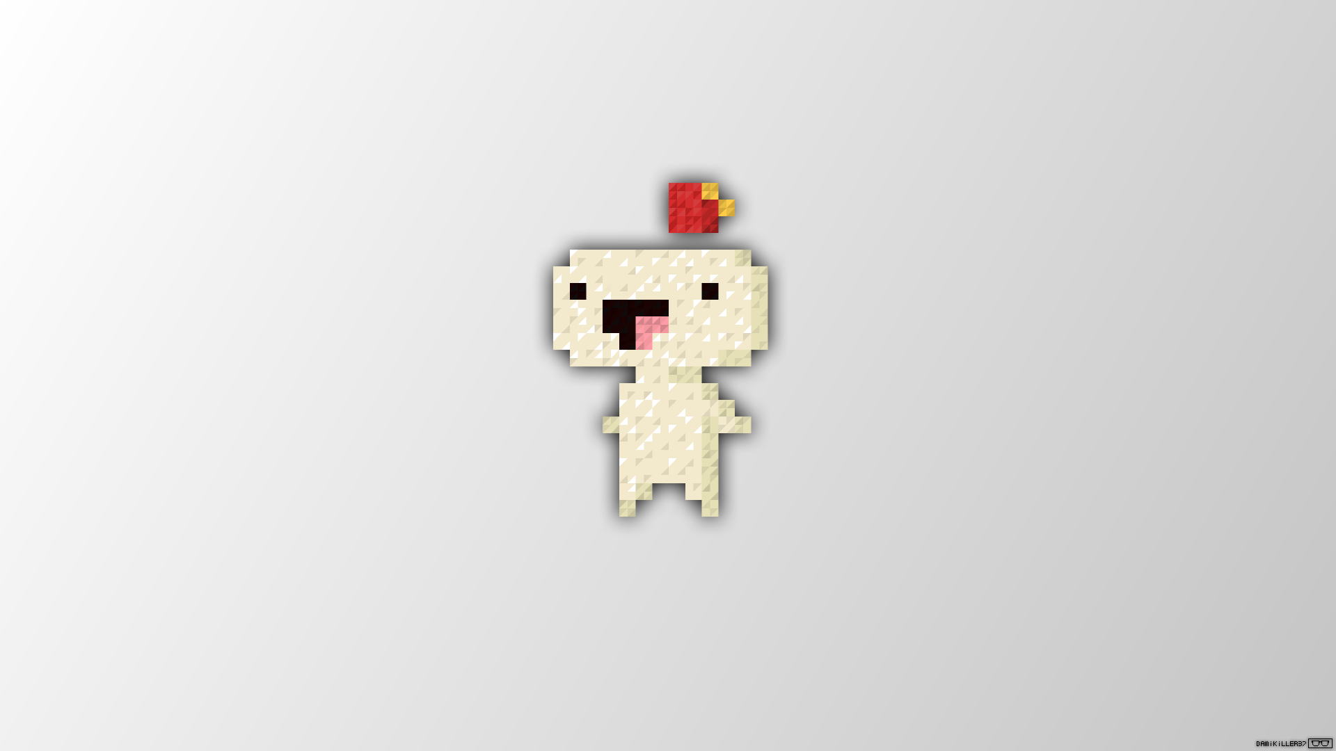 General 1920x1080 Fez  Gomez pixel art Trixel video game art minimalism simple background white background video games PC gaming pixels pixelated