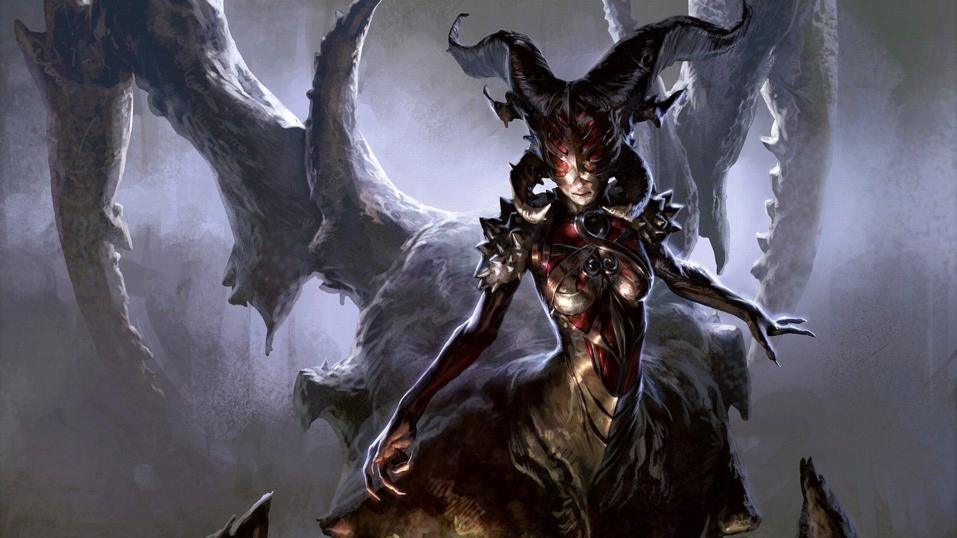 General 1920x1080 Magic: The Gathering fantasy art creature horns claws artwork video games video game art