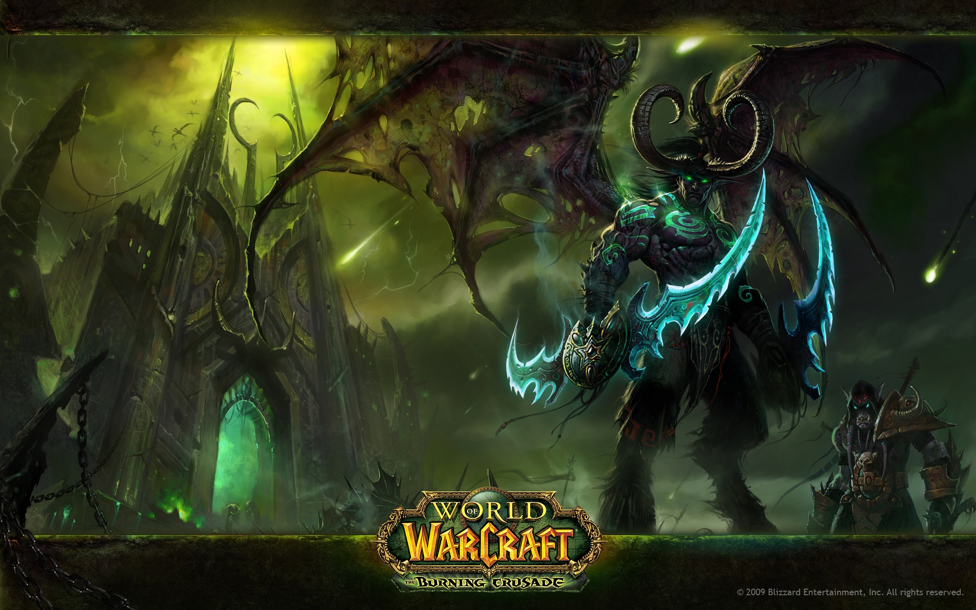 General 1920x1200 video games World of Warcraft Illidan Stormrage World of Warcraft: The Burning Crusade PC gaming 2009 (Year) video game art