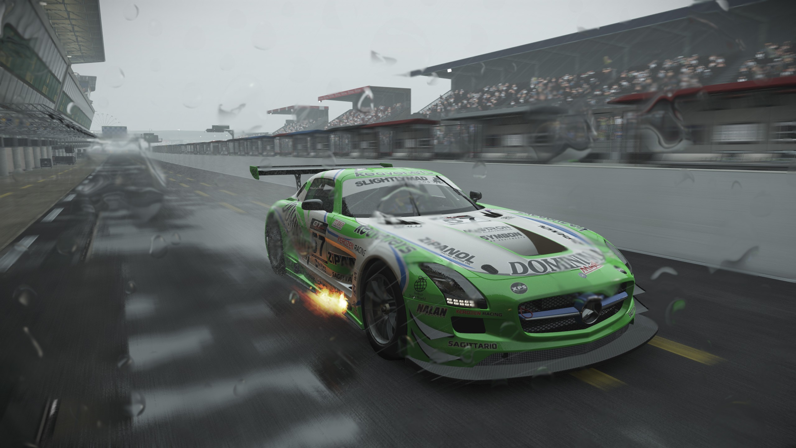 General 2560x1440 Project cars video games PC gaming racing car motorsport green cars