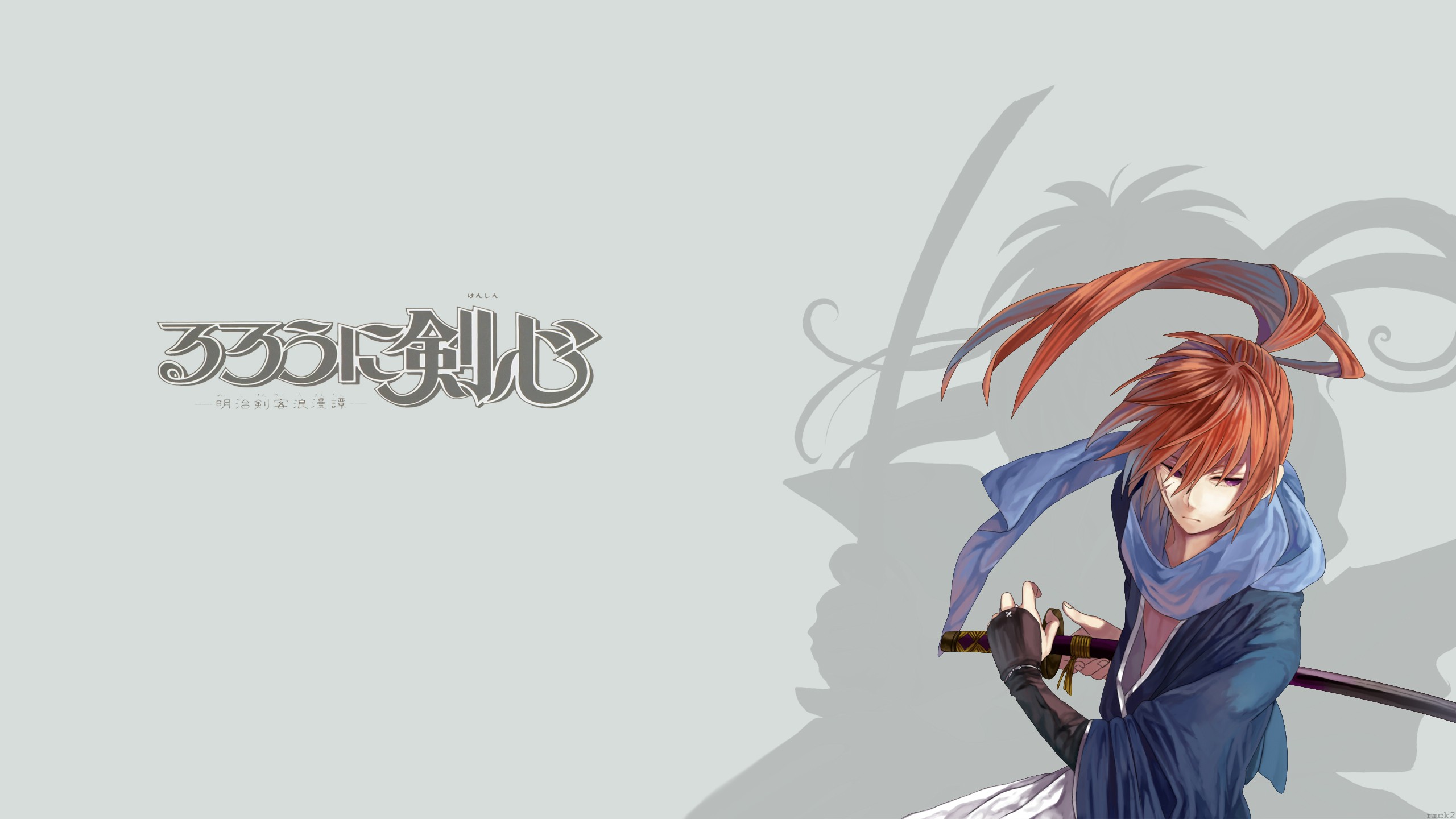 Anime 2560x1440 Samurai X Himura Kenshin anime Rurouni Kenshin DeviantArt sword weapon katana anime boys