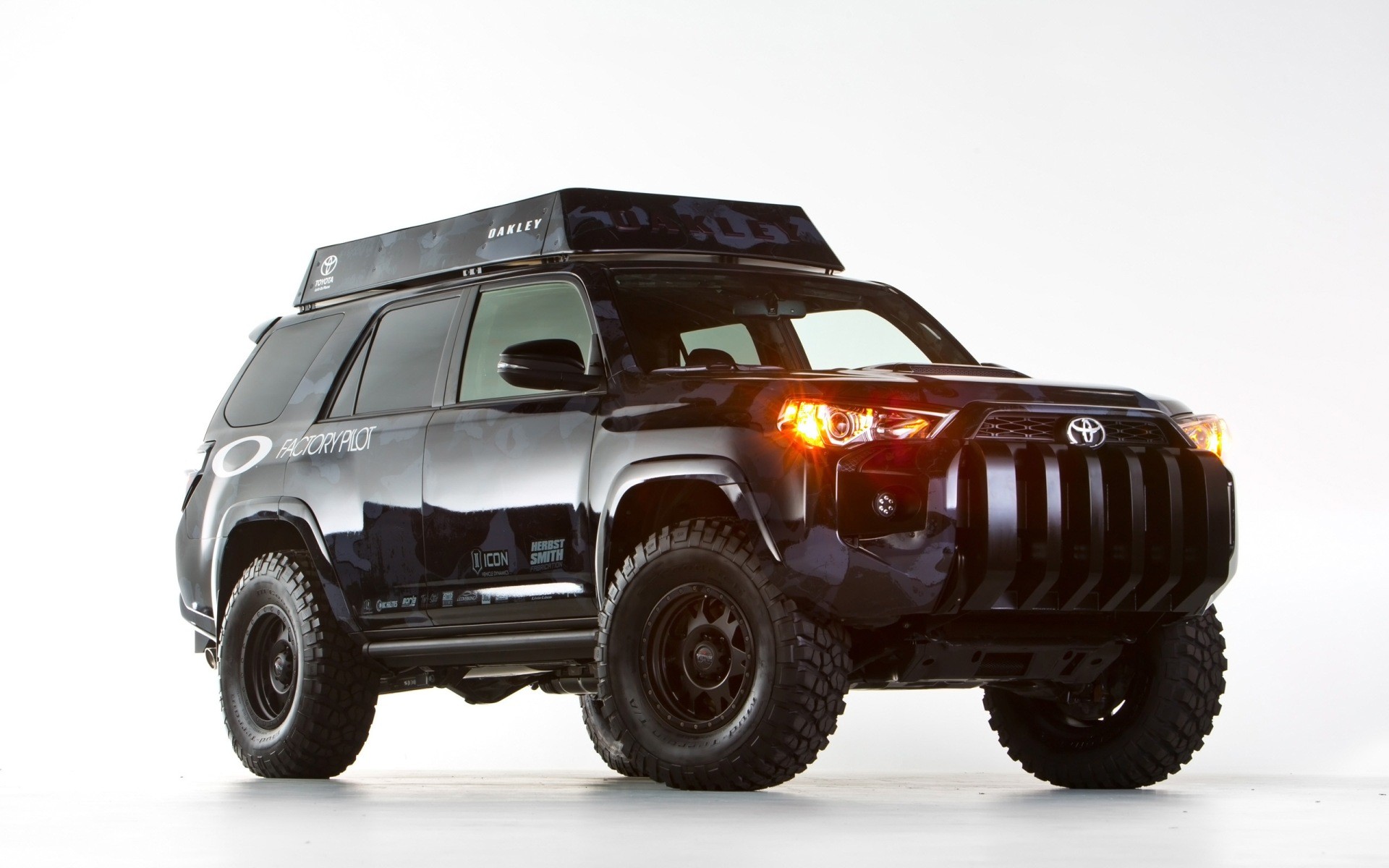 General 1920x1200 Toyota Ultimate 4Runner vehicle car black cars white background simple background