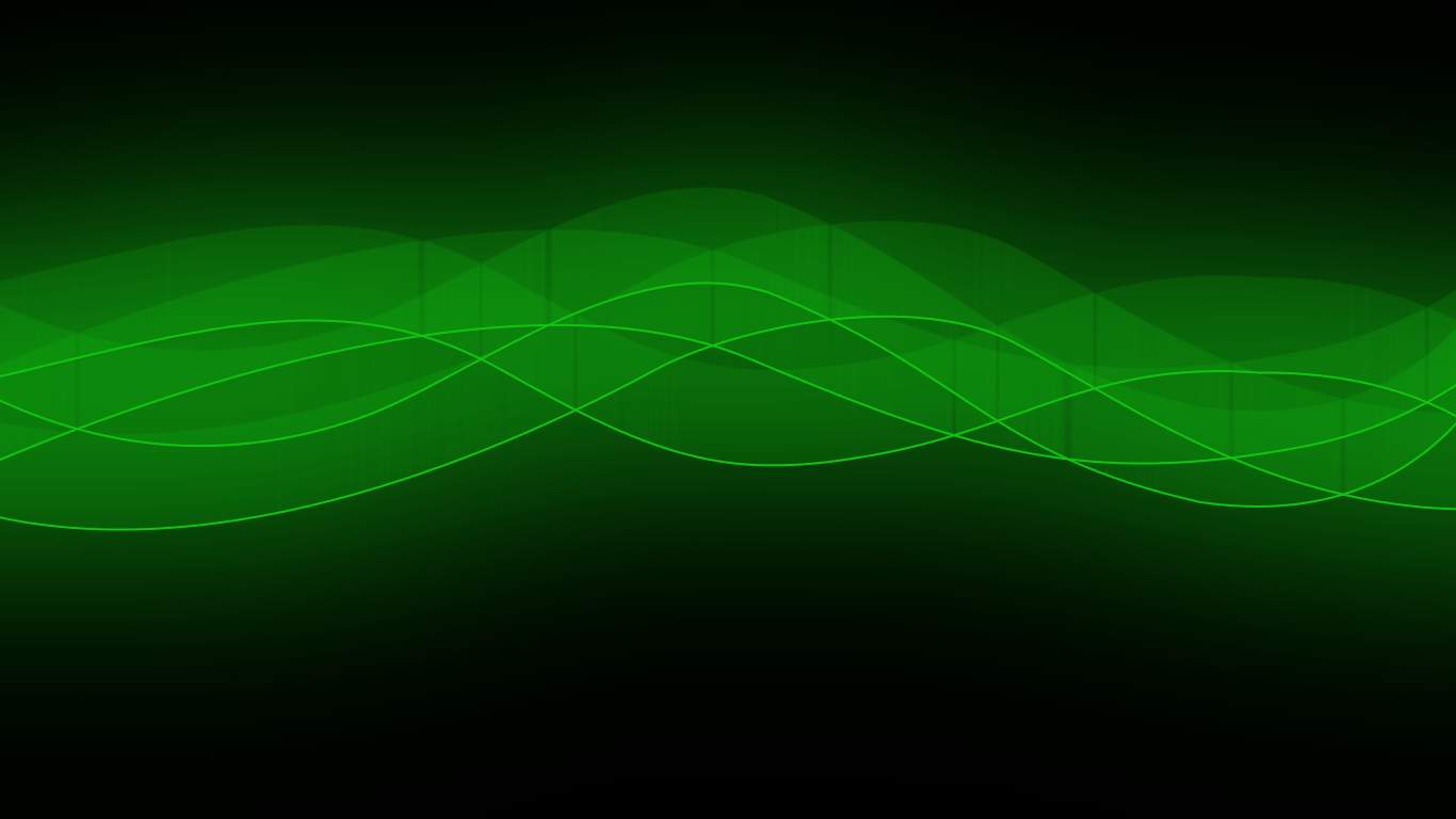 General 1366x768 abstract lines green