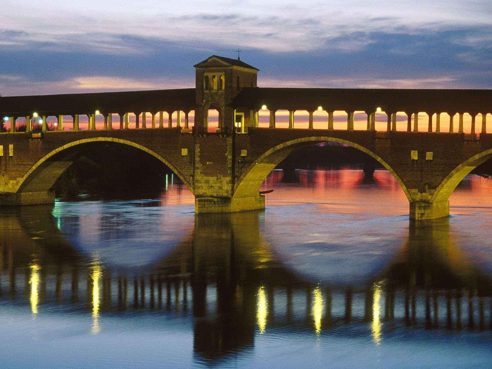 General 1600x1200 architecture river bridge Italy Europe