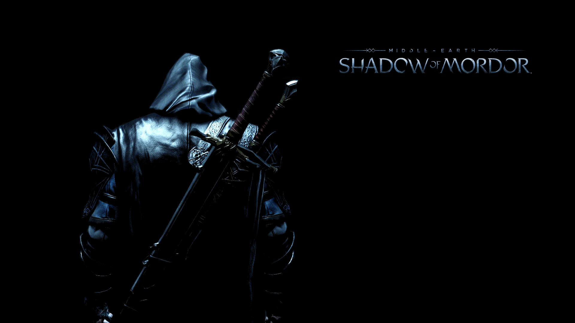 General 1920x1080 video games Middle-earth: Shadow of Mordor video game art simple background black background