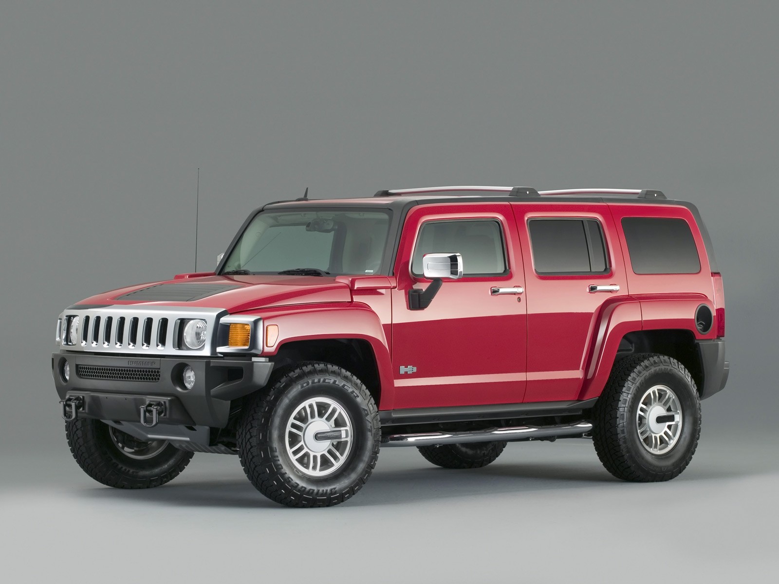 General 1600x1200 vehicle car red cars Hummer offroad American cars Hummer H3
