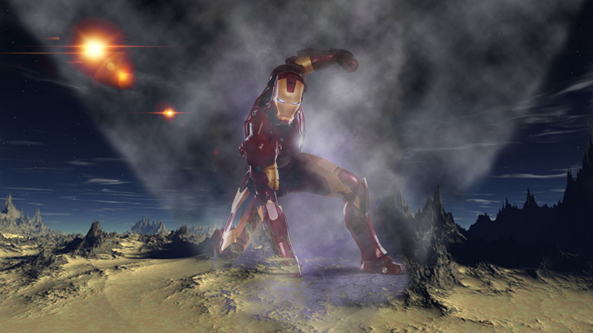 General 1920x1080 Iron Man hero digital art Marvel Cinematic Universe