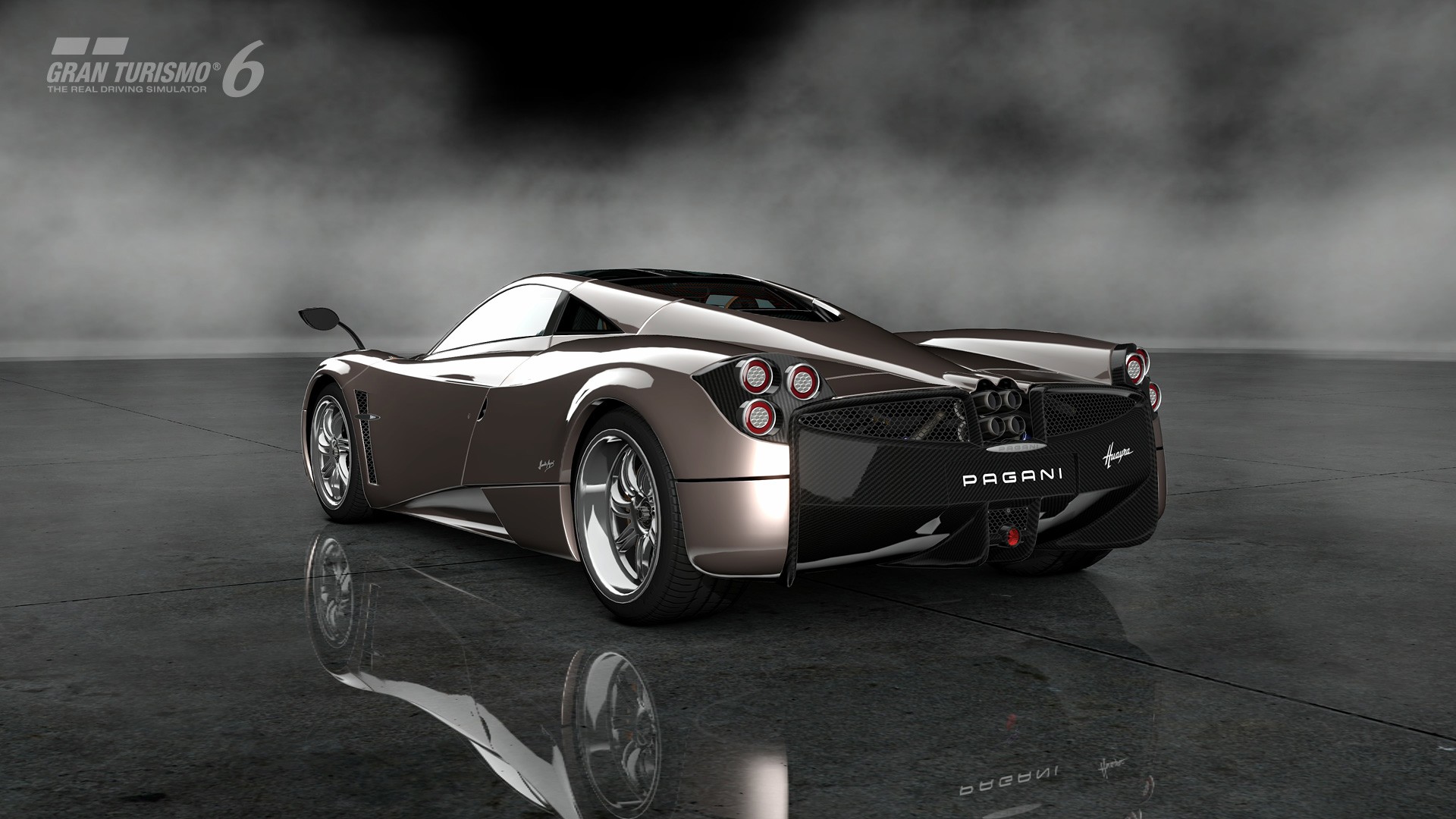 General 1920x1080 car video games Gran Turismo 6 reflection CGI digital art Pagani