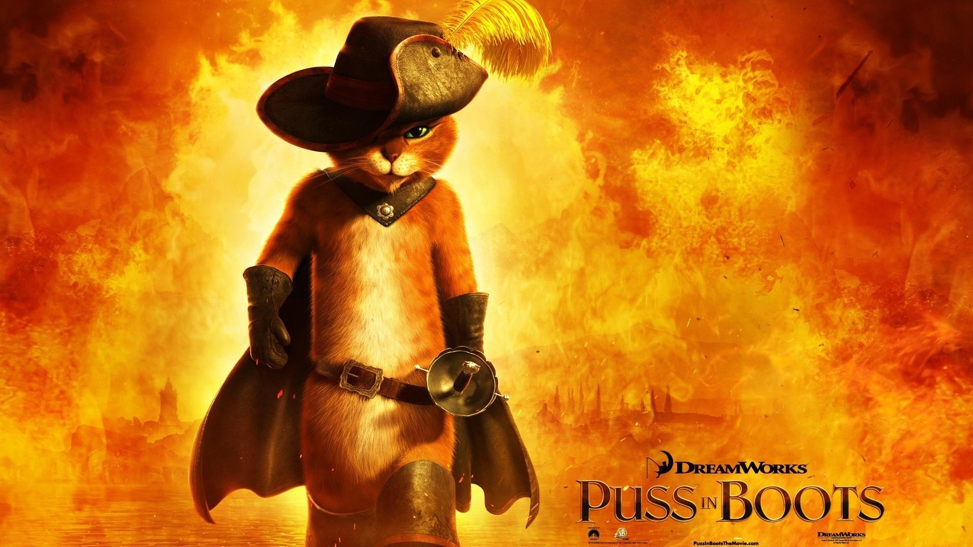 General 1920x1080 movies Puss in Boots animated movies 2011 (Year)