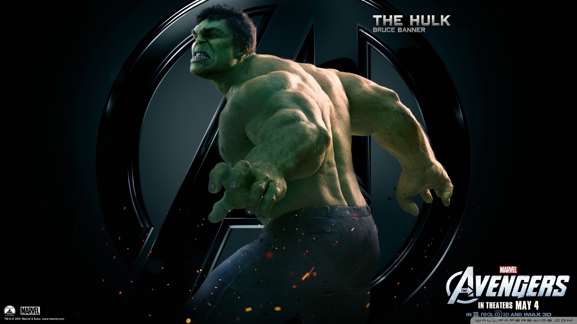 General 1920x1080 movies The Avengers Hulk Marvel Cinematic Universe Bruce Banner green skin